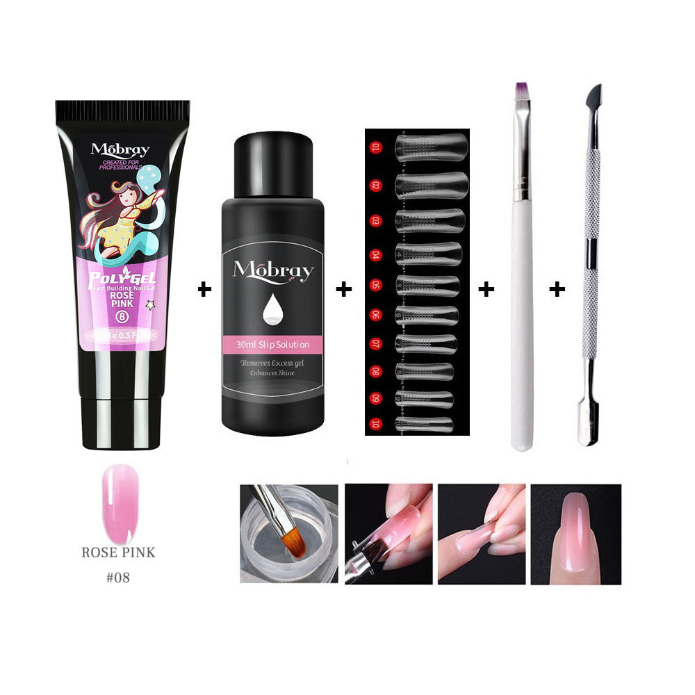 UV LED Gel nail extension set