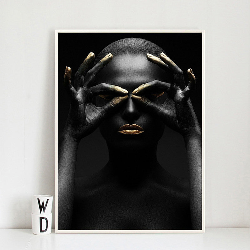 African Woman Canvas Painting