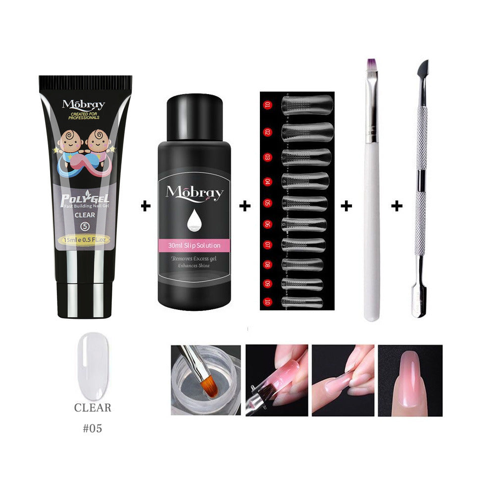 UV LED Gel nail extension set
