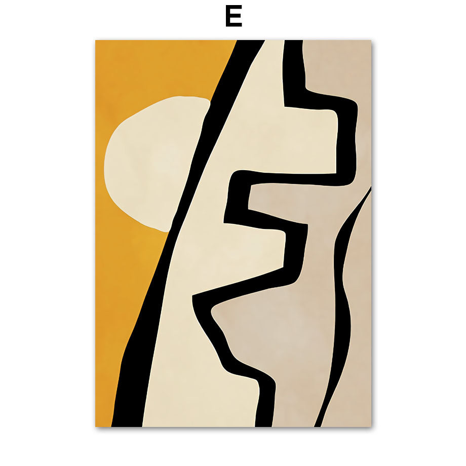 Abstract African Women Mural Art Canvas Painting