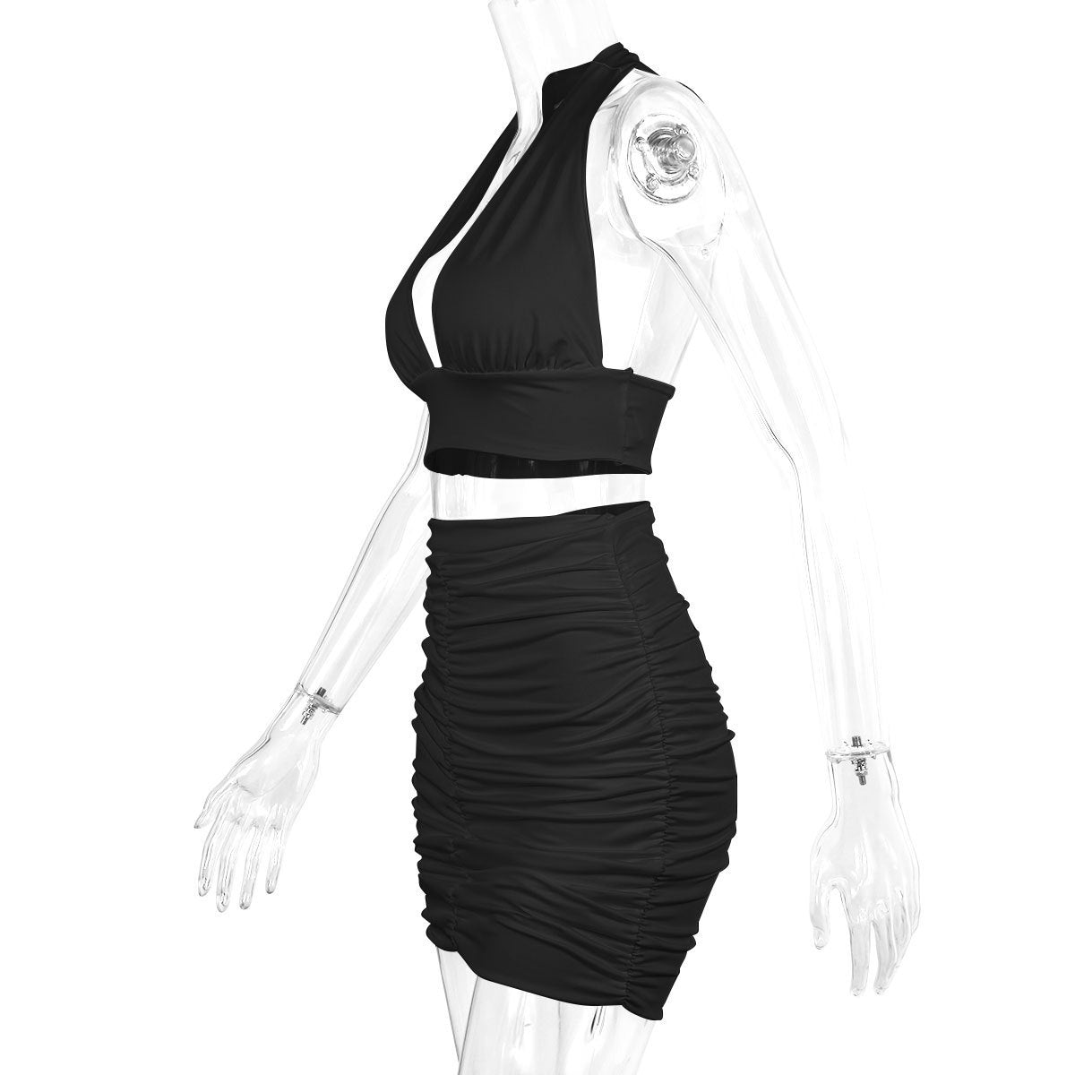 2 piece Halter and skirt