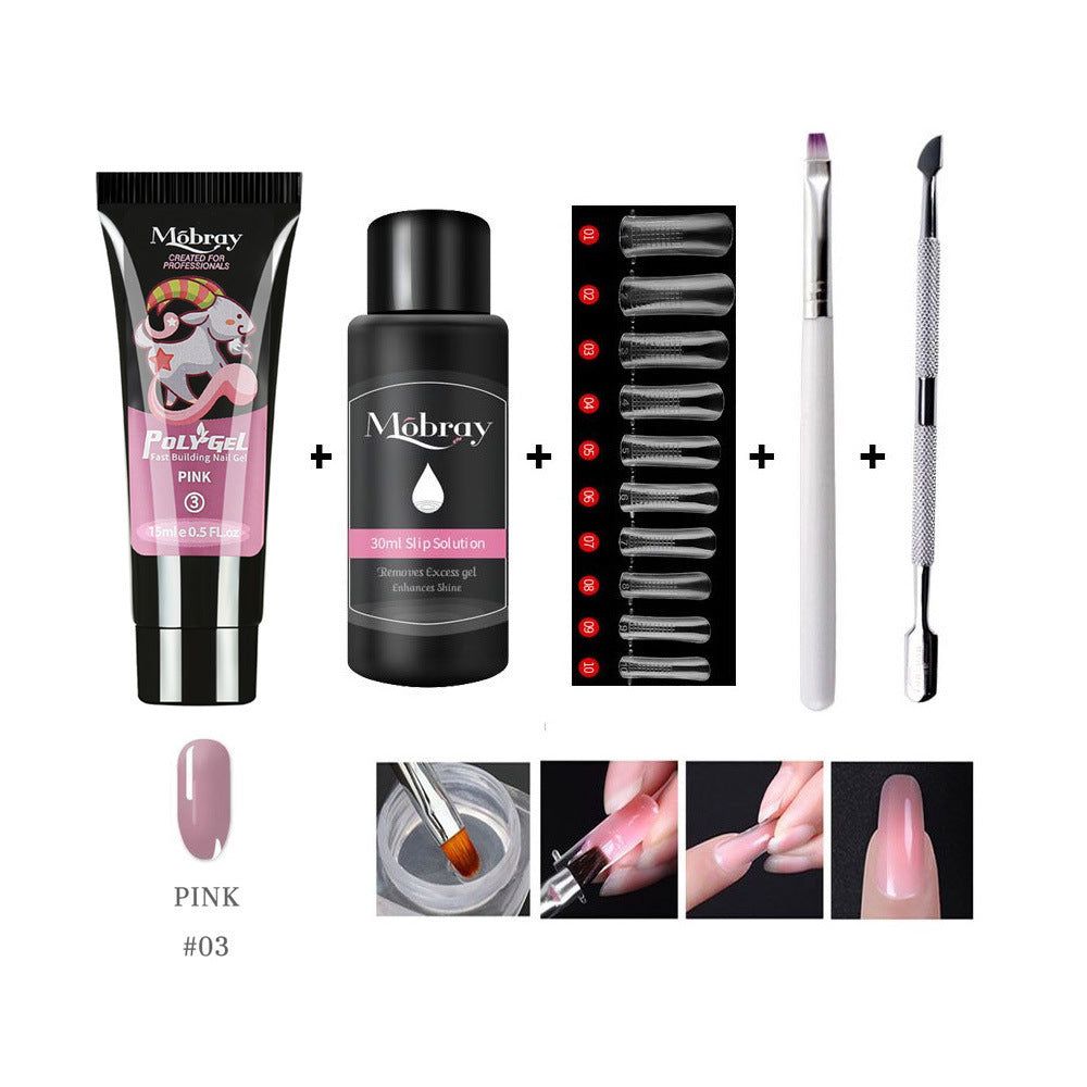 UV LED Gel nail extension set