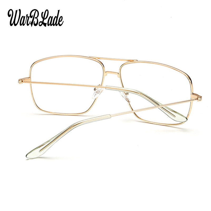 Retro Gold Metal Frame Eyeglasses