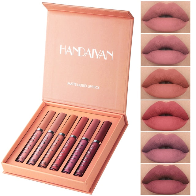 6 Color Liquid Lipstick