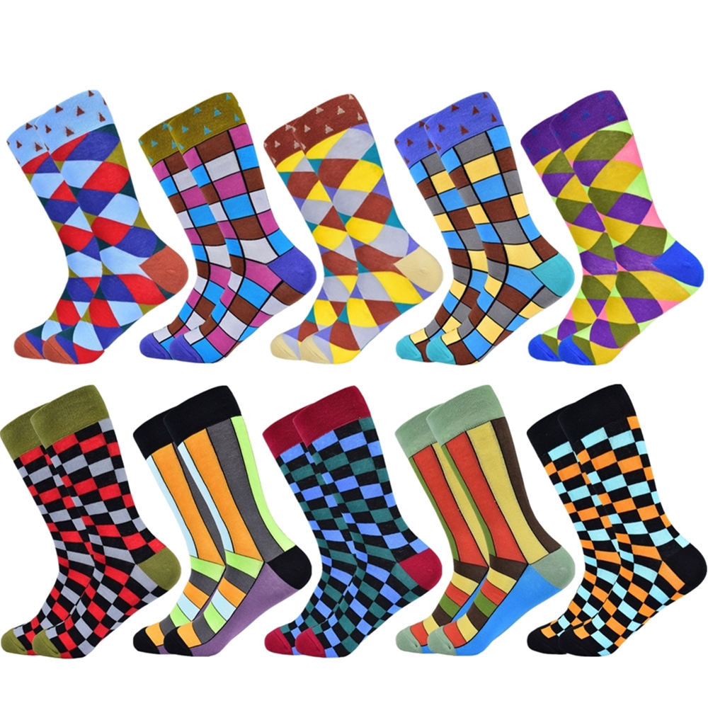 Geometric Lattice Men's Socks
