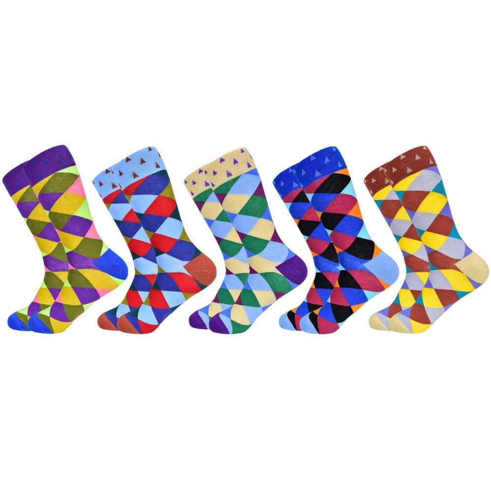 Geometric Lattice Men's Socks