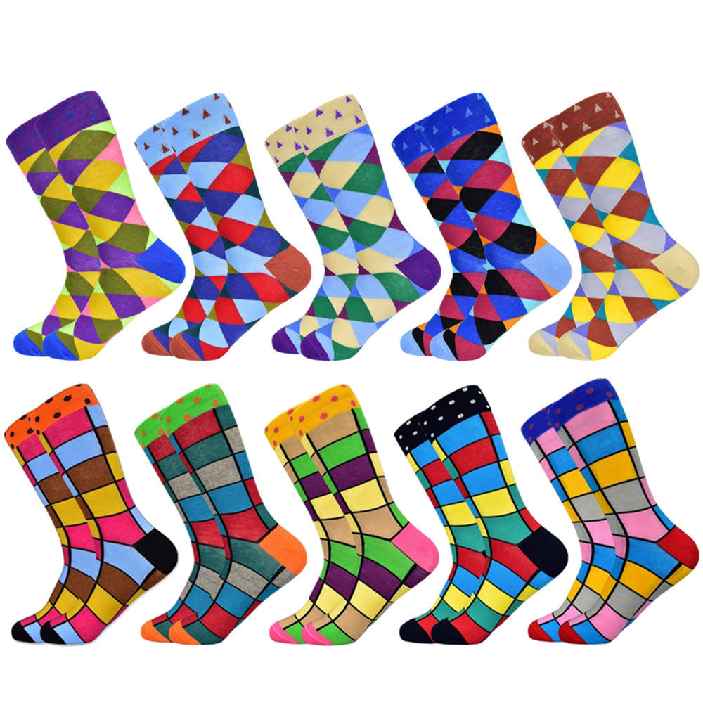 Geometric Lattice Men's Socks