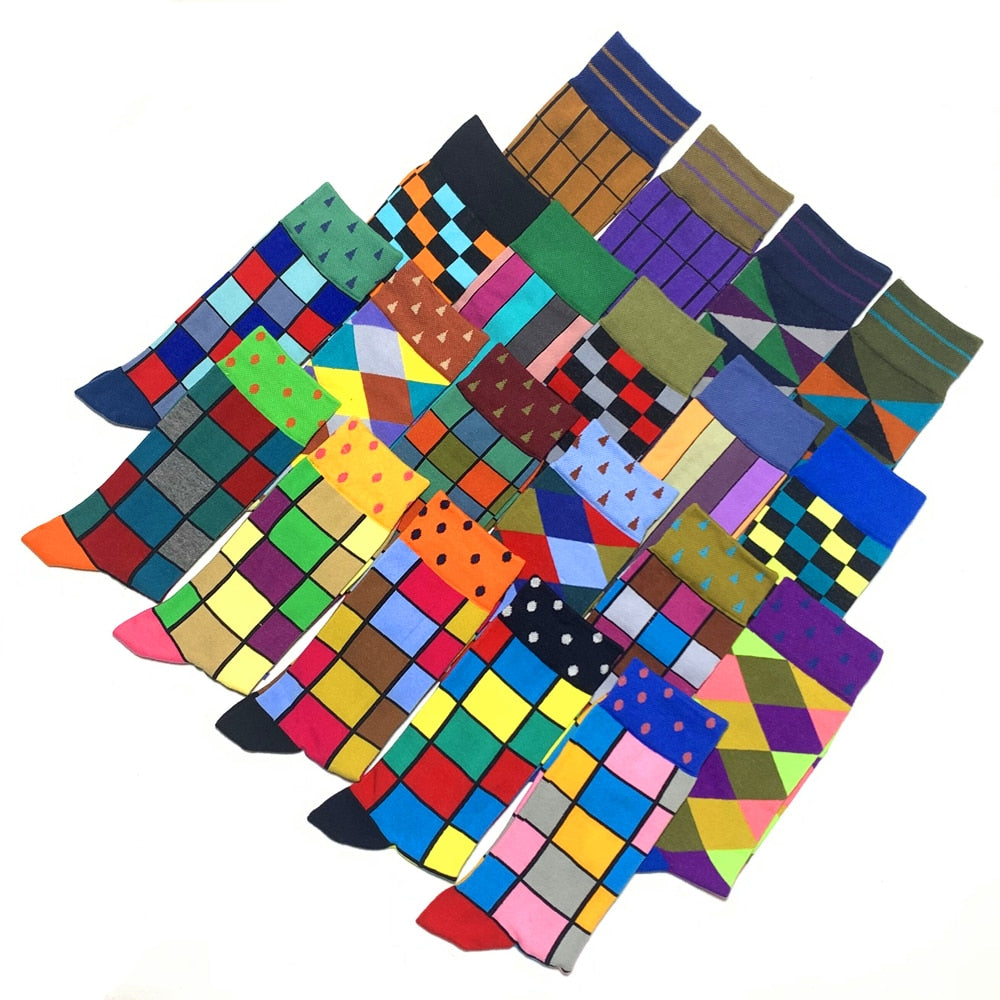 Geometric Lattice Men's Socks