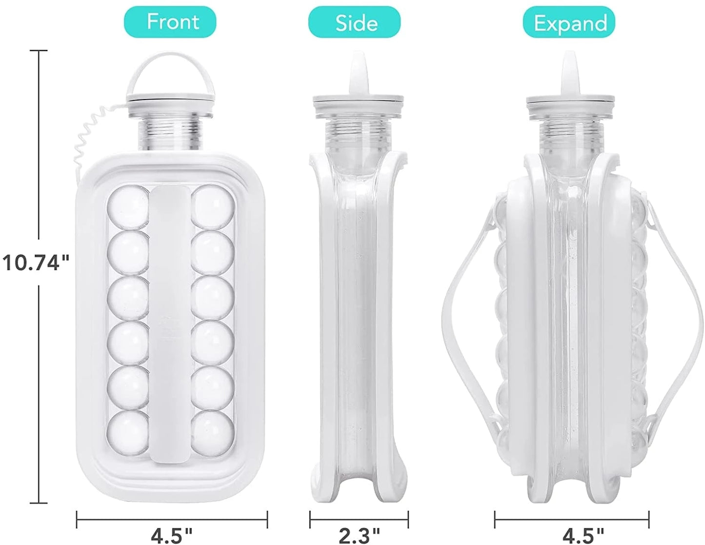 2 in 1 Multi-function Creative Ice Cube Maker