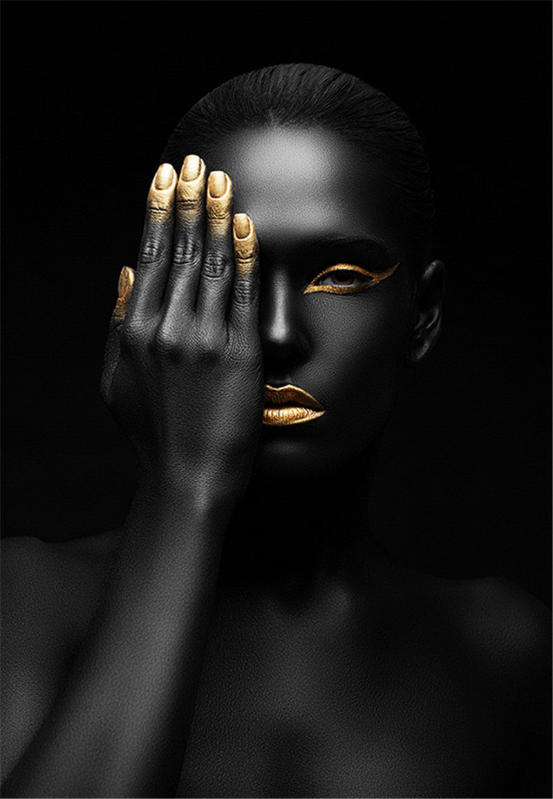 African Woman Canvas Painting