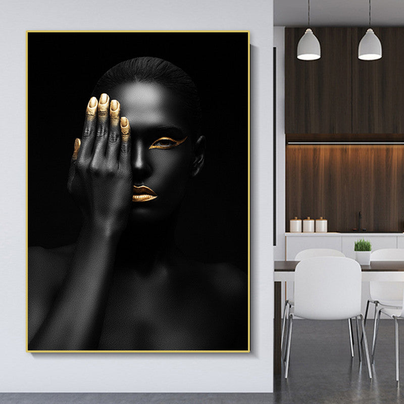 African Woman Canvas Painting