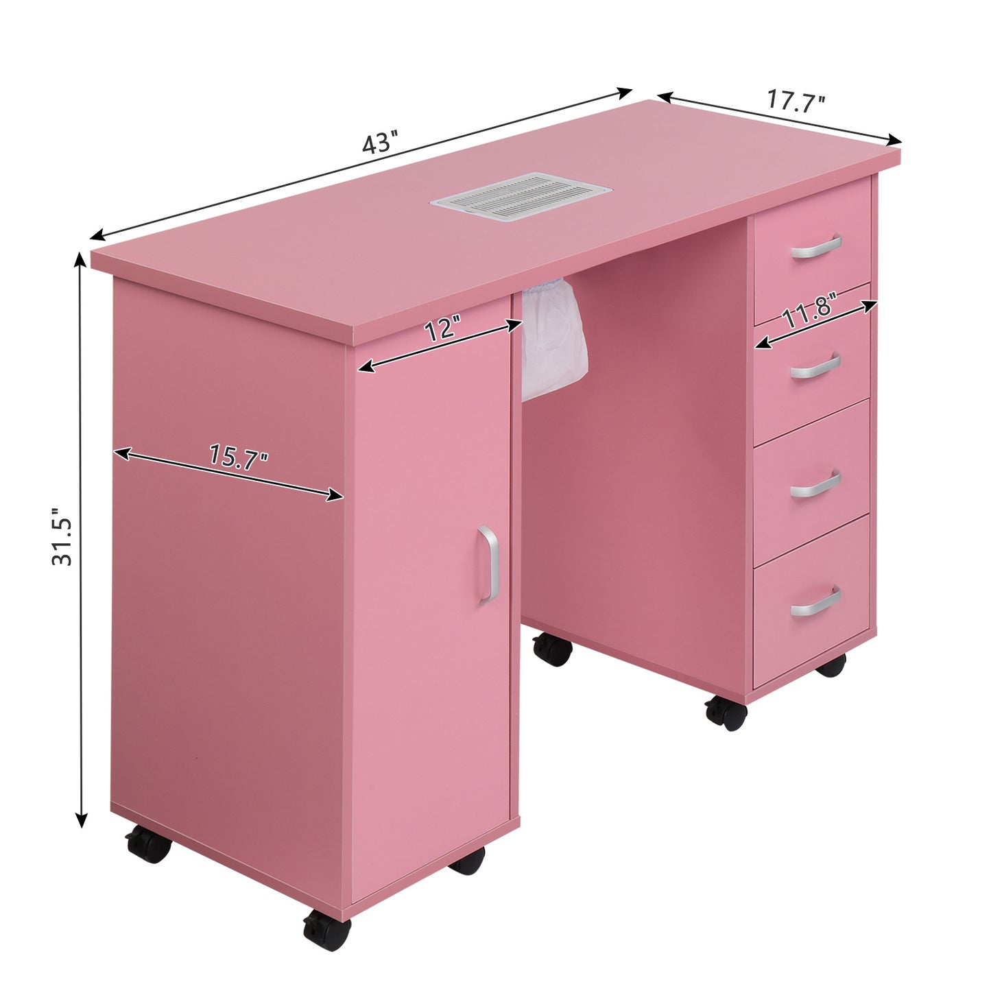 Nail Art Table with fan