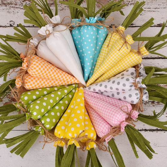 Easter Party fabric carrot
