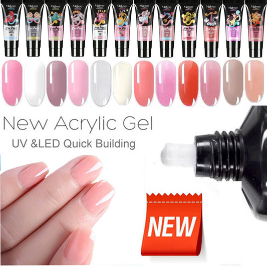 UV LED Gel nail extension set