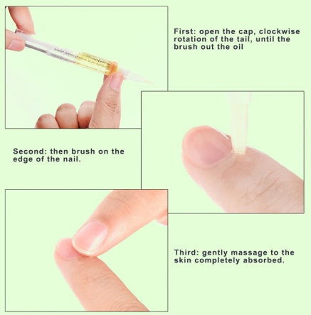 Fruit scented cuticle oil