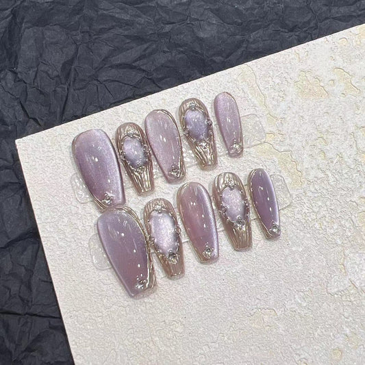 Monochrome Press On Nail Extensions