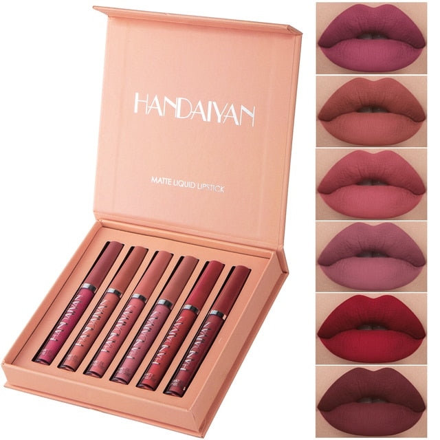 6 Color Liquid Lipstick