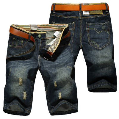 New Summer Fashion Ripped Denim Shorts