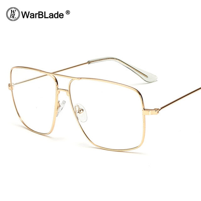 Retro Gold Metal Frame Eyeglasses