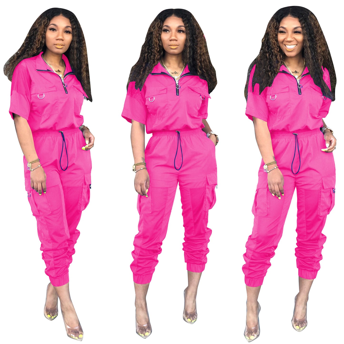 Women Two Piece Sweatsuit Plus Size
