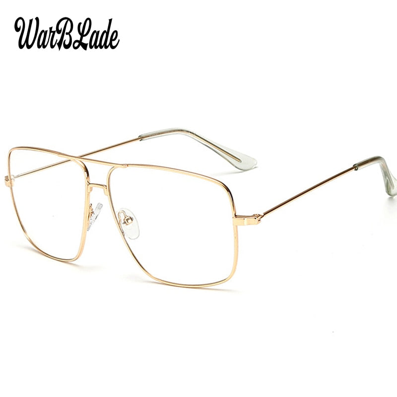 Retro Gold Metal Frame Eyeglasses