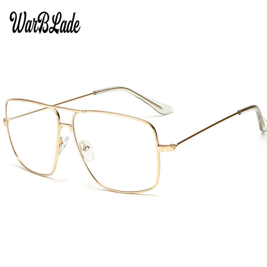 Retro Gold Metal Frame Eyeglasses
