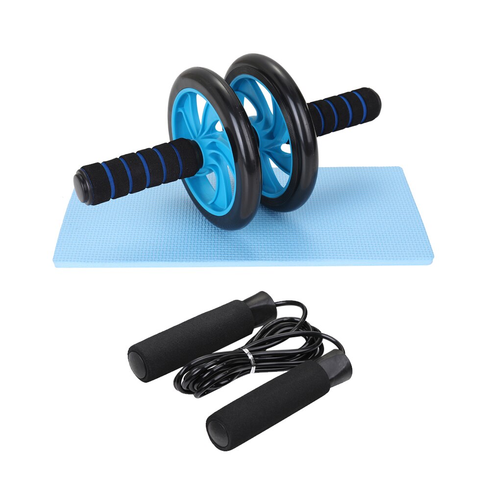 Ab Roller Trainer with Push UP Bar Jump Rope