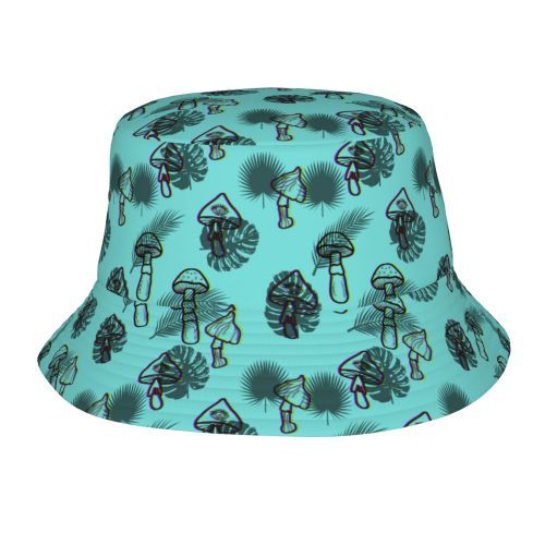 Bucket Hat Psychedelic Magic Mushrooms Fisherman Reflect