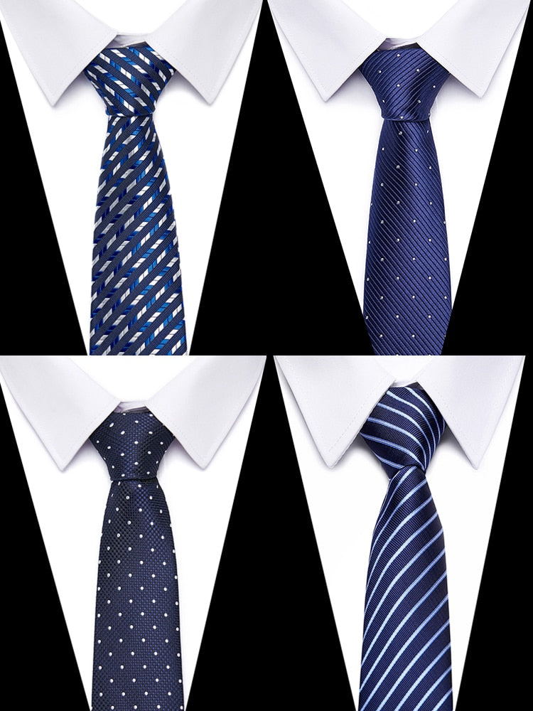 Silk tie 7.5 cm