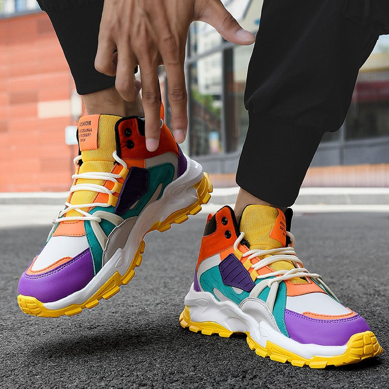 Men Casual High-Top Sneakers