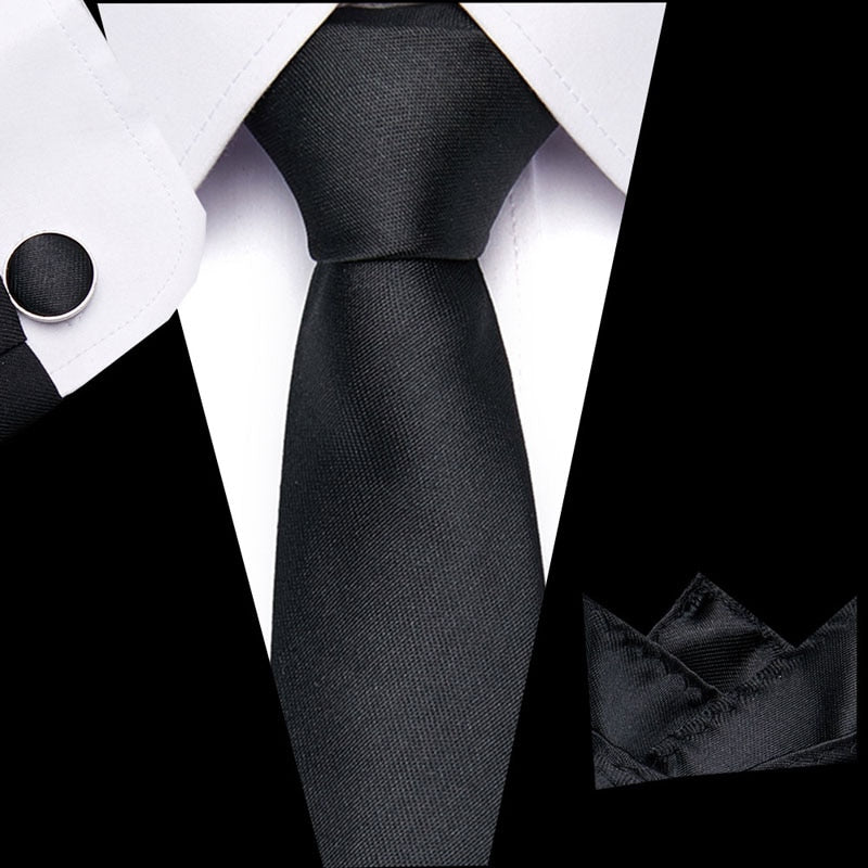 Luxury Paisley Blue Silk Tie with Hanky & Cufflinks