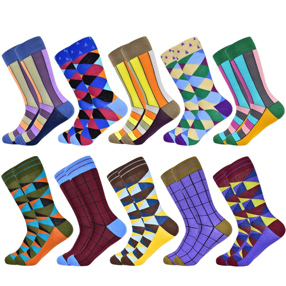 Geometric Lattice Men's Socks