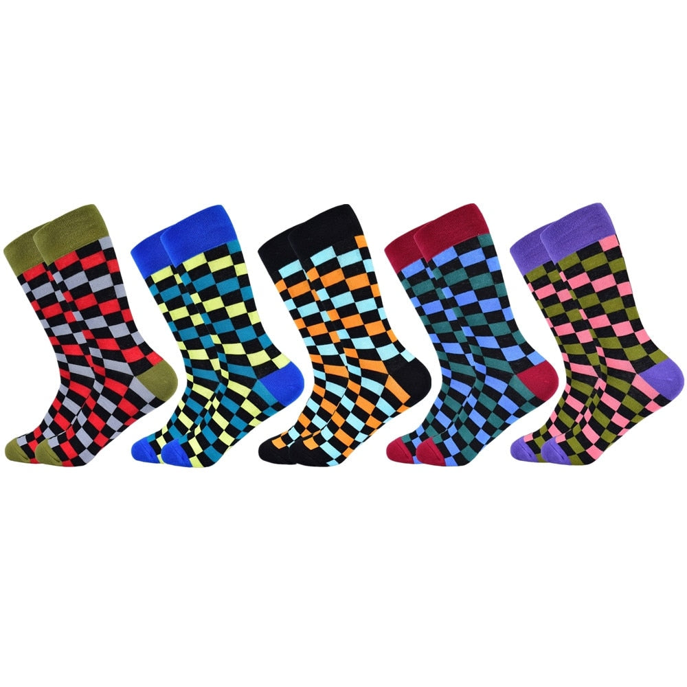 Geometric Lattice Men's Socks
