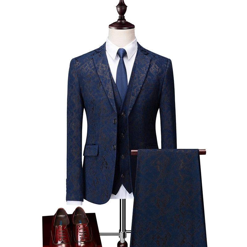 Left ROM Brand Luxury Men Suits