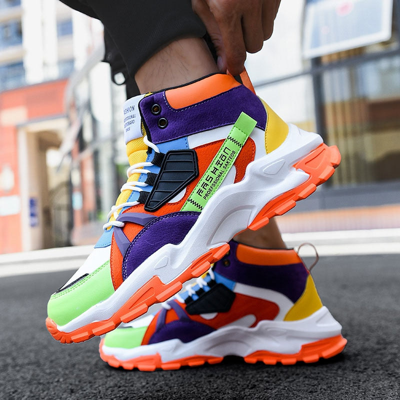 Men Casual High-Top Sneakers