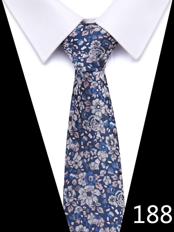 Silk tie 7.5 cm