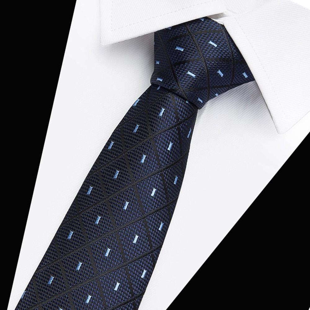 Silk tie 7.5 cm