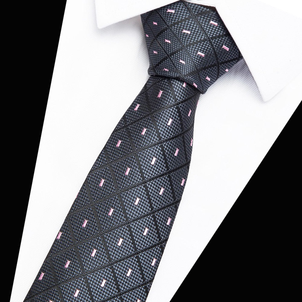 Silk tie 7.5 cm