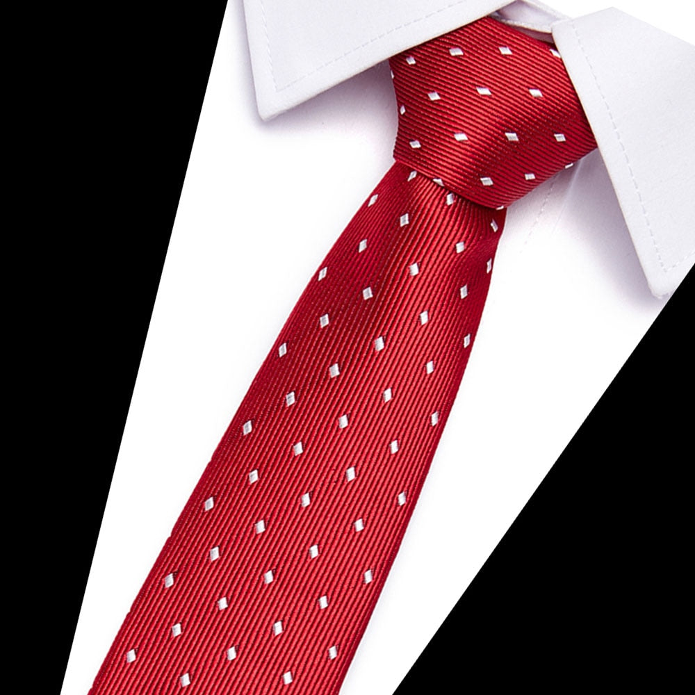 Silk tie 7.5 cm