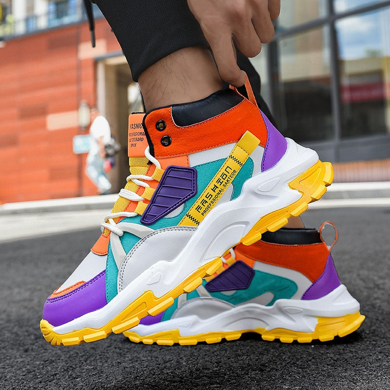 Men Casual High-Top Sneakers