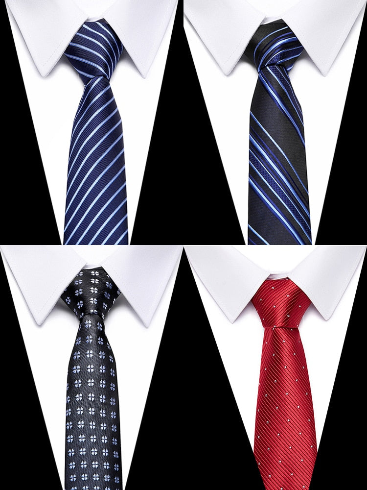Silk tie 7.5 cm