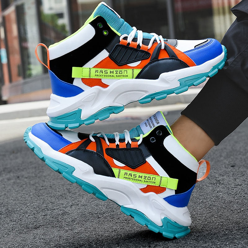 Men Casual High-Top Sneakers