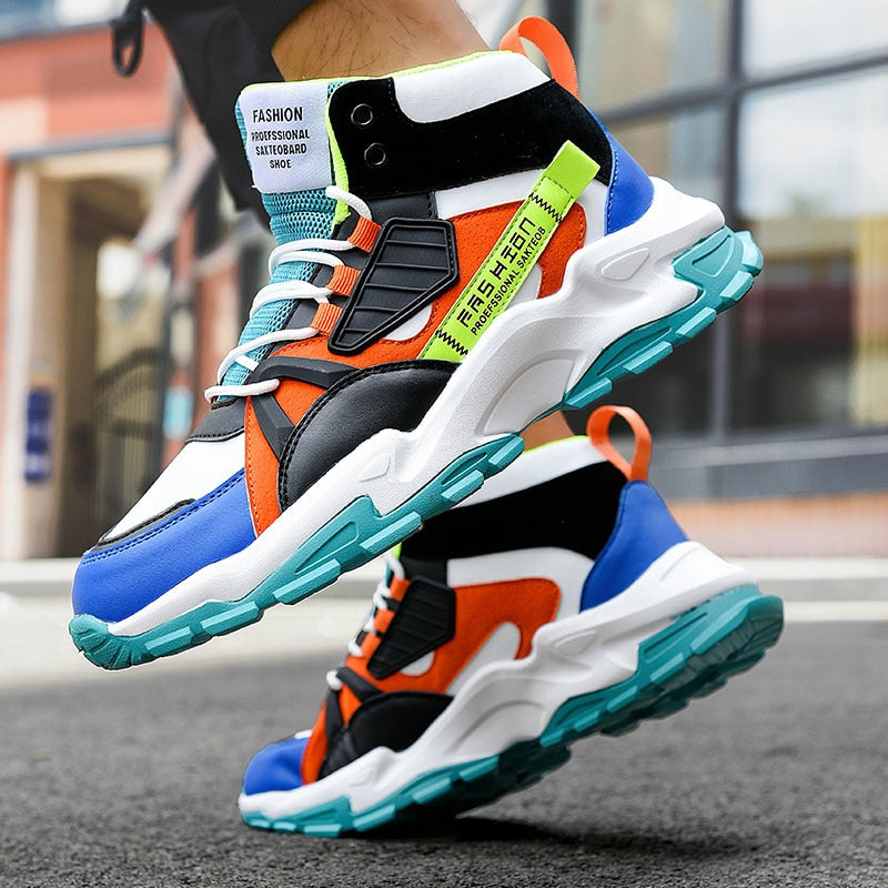Men Casual High-Top Sneakers