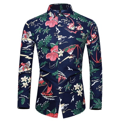Long Sleeve Printed Shirt