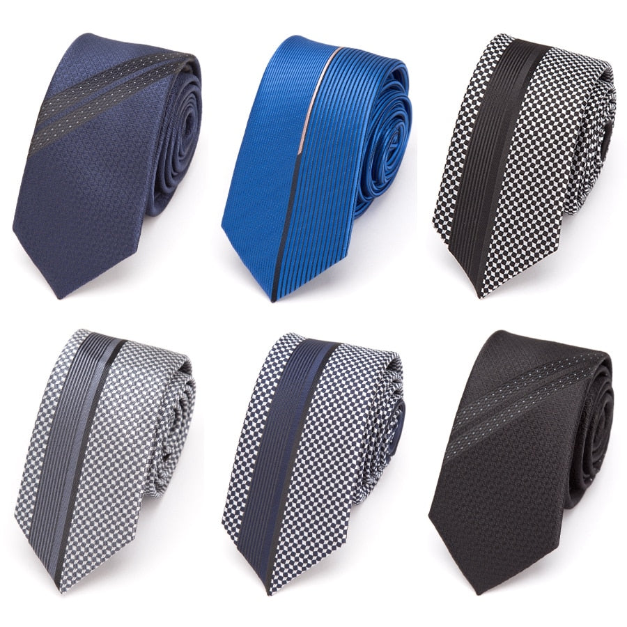 Slim Necktie Stripes