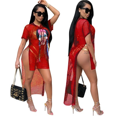 Adogirl S-3XL Beach Dress