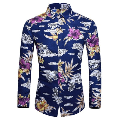 Long Sleeve Printed Shirt