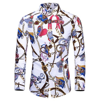 Long Sleeve Printed Shirt