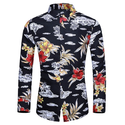 Long Sleeve Printed Shirt