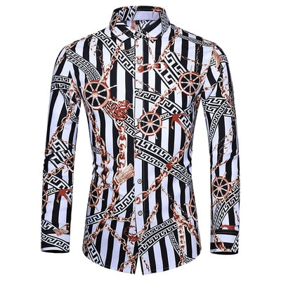 Long Sleeve Printed Shirt